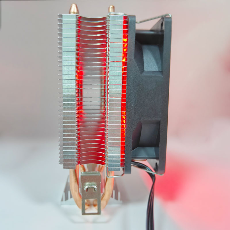 2 Heat-pipes CPU Cooler Tower  - Cpu Heatsink review and price