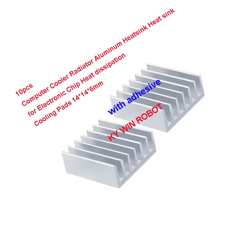 10Pcs Mini Adhesive Aluminum R - Heatsink review and price