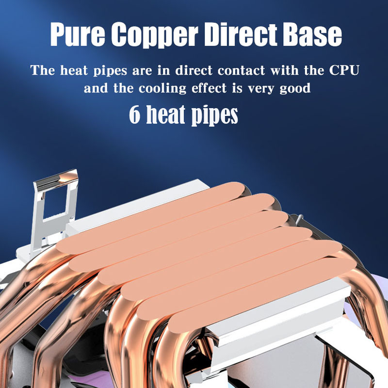 6 Heat Pipe CPU Cooler 4Pin PW - Cpu Heatsink review and price